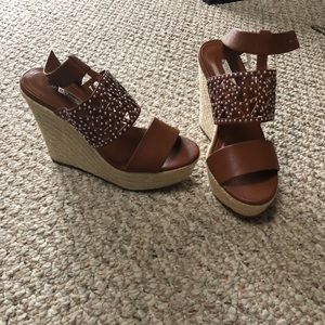 Bcbg Generation brown wedges for sale!✨💗📸
